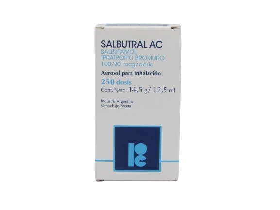 SALBUTRAL 100/20 X250