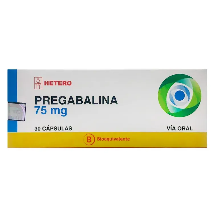PREGABALINA 75MG X30 CAPSULAS