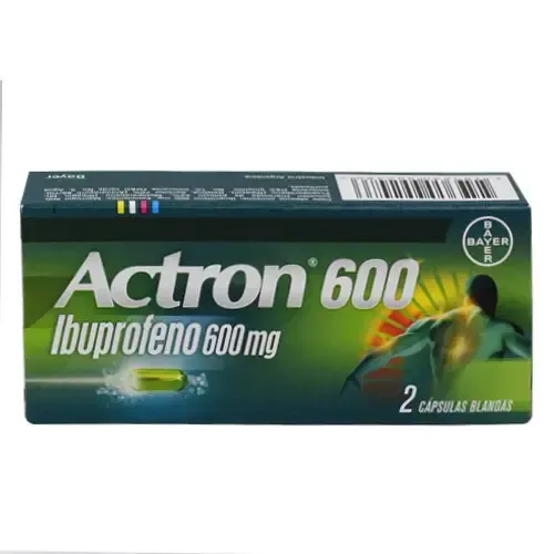 ACTRON 600mg X 2CAP.BLANDAS