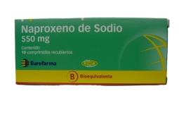 NAPROXENO 550mg X10COM.