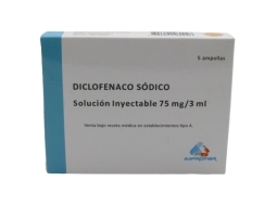 DICLOFENACO 75mg X5 AMPOLLAS