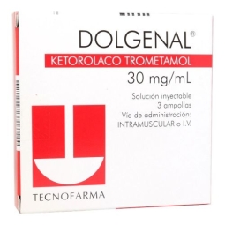 DOLGENAL 30mg/ml X 3 AMPOLLAS