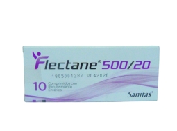 FLECTANE 500/20MG X 10COM