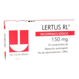 LERTUS RL 150 MG  X 10 COMPRIMIDOS LIBERACIÓN PROLONGADA