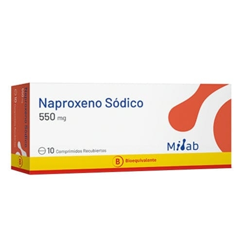 NAPROXENO 550MG X10 COMPRIMIDOS