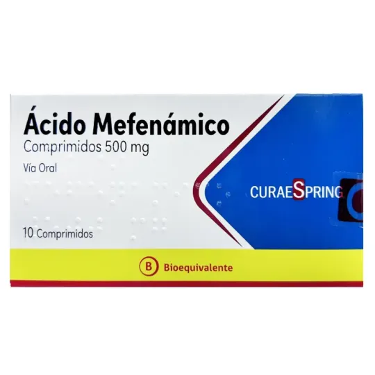 ACIDO MEFENAMICO 500MG X10 COMPRIMIDOS