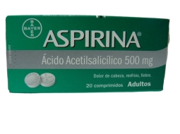ASPIRINA 500MG X20 TABLETAS