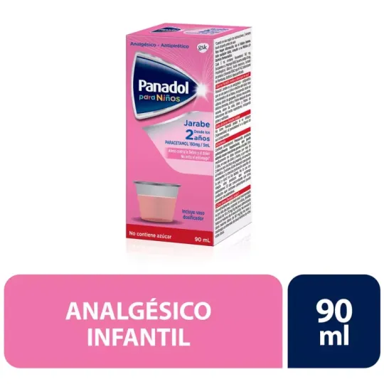 PANADOL NIÑO 160MG,JARABE 90ML X90