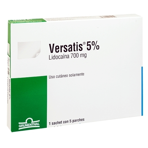 VERSATIS 5% PARCHES X5