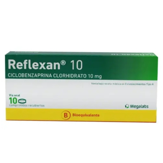 REFLEXAN 10 MG X10 COMPRIMIDOS RECUBIERTOS