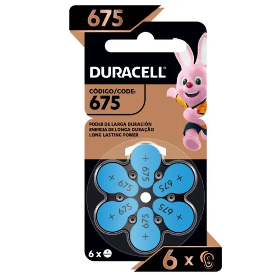 Duracell Pilas Audio D-675 | duracell d-675
