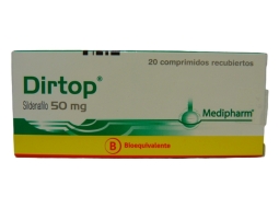 DIRTOP 50 MG  X 20 COMPRIMIDOS RECUBIERTOS