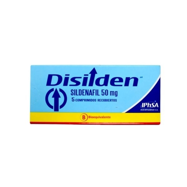 DISILDEN 50MG X5 COMPRIMIDOS RECUBIERTOS