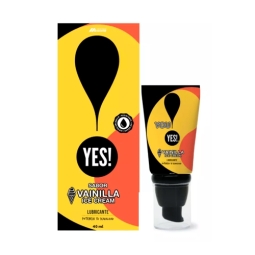 YES! GEL LUBRICANTE SEXUAL SABOR VAINILLA ICE CREAMX 40 GRAMOS