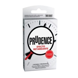 CONDONES / PRESERVATIVOS PRUDENCE EFECTO RETARDANTE X 3 UNIDADES