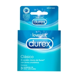 DUREX CLASICO X3