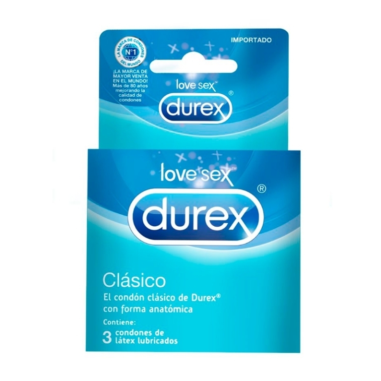 DUREX CLASICO X3