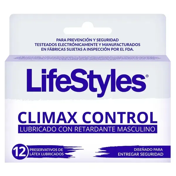 LIFESTYLES CLIMAX CONTROL X12