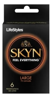 LIFESTYLES SKYN LARGE X 6 UNIDADES