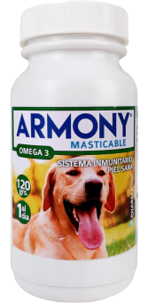 ARMONY OMEGA 3 120g X 30 COMPRIMIDOS MASTICABLES