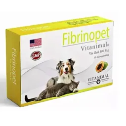FIBRINOPET PERRO Y GATO 300mg X 10 COM