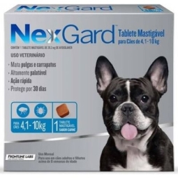 Nexgard Perro 4.1-10 Kg X 1 Com. Masticable | nexgard perro 4.1-10k