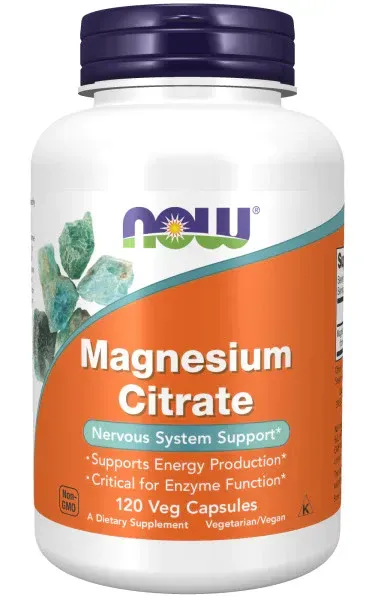 NOW MAGNESIO CITRATO 500mg X 120CAP