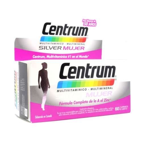 CENTRUM MUJER X60 COM. RECUBIERTOS