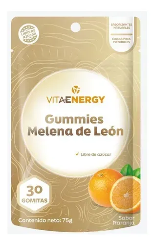 MELENA DE LEON X 120 GOMITAS SIN AZUCAR SABOR NARANJA