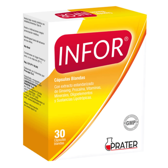 Infor X 30 Comprimidos | infor comprimidos