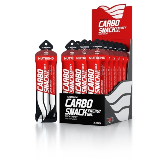 CARBO SNACK ENERGY GEL SOBRES COLA FLAVOUR CAFFEINE X 50 GR