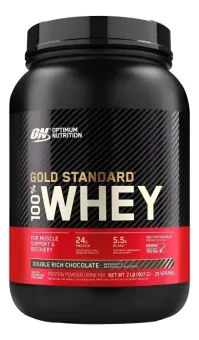 WHEY PROTEIN OPTIMUM NUTRITION GOLD STANDARD DOUBLE RICH CHOCOLATE X 2.26 KG