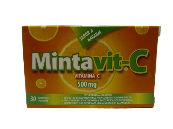 MINTAVIT-C 500 MG X30COM