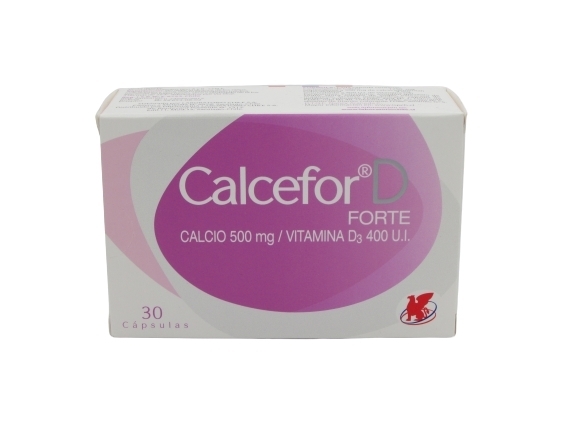 Calcefor-D Forte X 30 Capsulas | calcefor-d forte 30caps