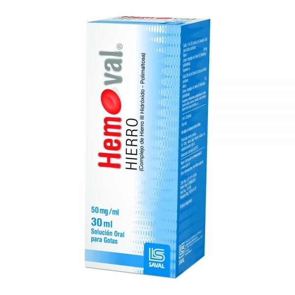 HEMOVAL 50 MG X30 GOTAS