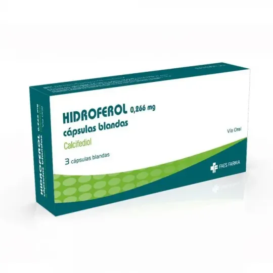 HIDROFEROL 0.266MG X 3CAP
