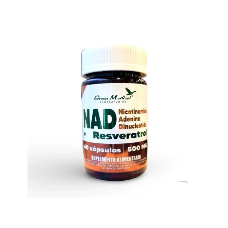 Nad + Resveratrol 500Mg  X 60 Cap | nad resveratrol 60cap