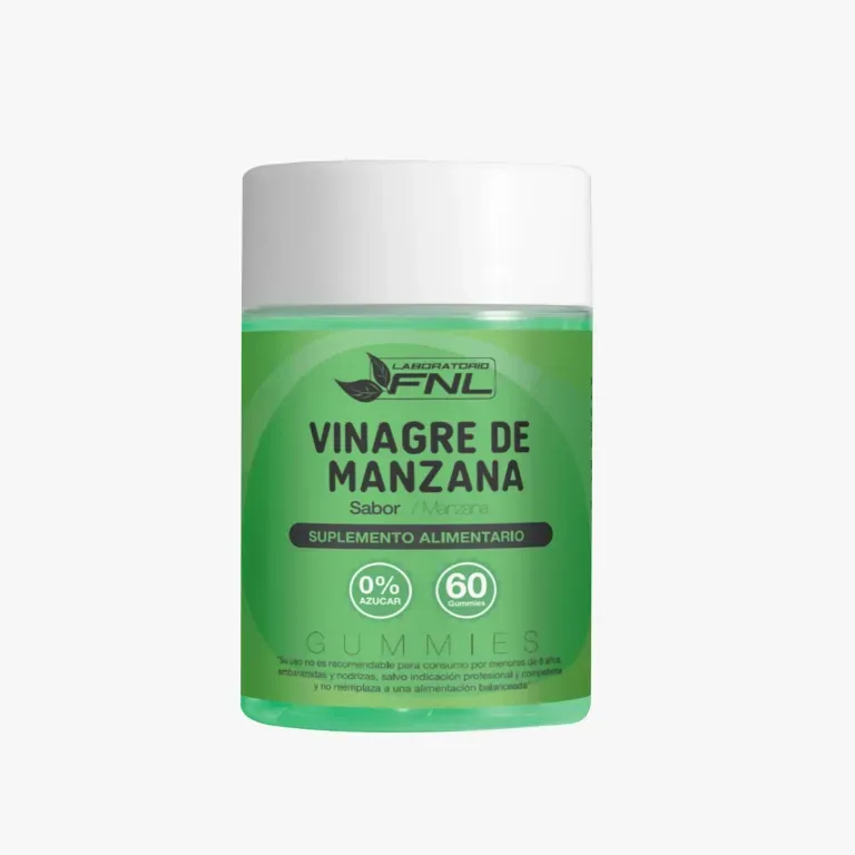 VINAGRE DE MANZANA X 60 GOMITAS SABOR MANZANA