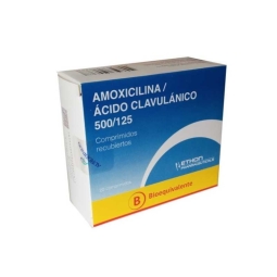 CENABAST AMOXICILINA/ ACIDO CLAVULANICO  500/125 X20COM.