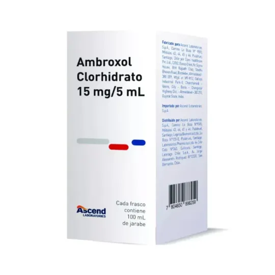 AMBROXOL 15mg/5ml JARABE X100ML