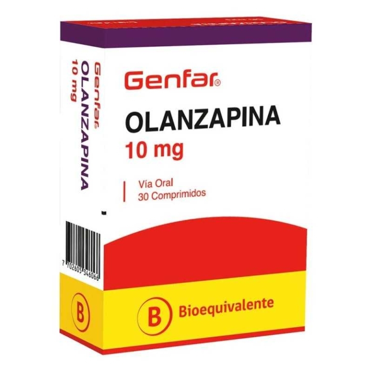 OLANZAPINA 10mg X 30COM