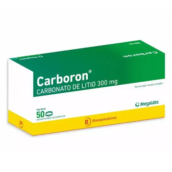 CARBORON  300mg X 50COM. RECUBIERTOS