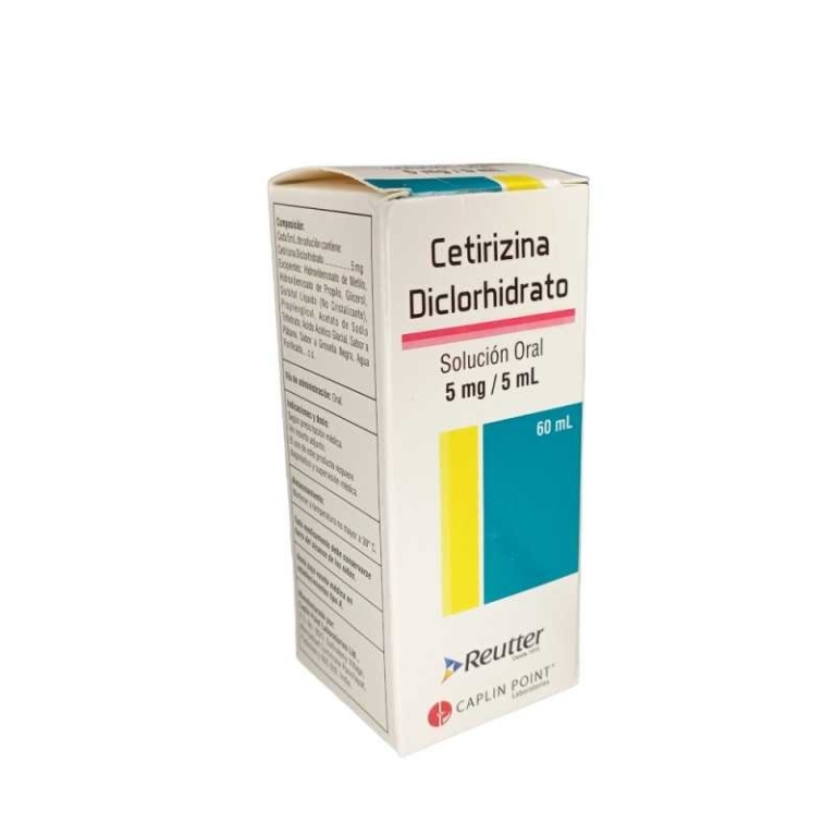 CETIRIZINA DICLORHIDRATO 5mg/5ml JARABE X 60ML