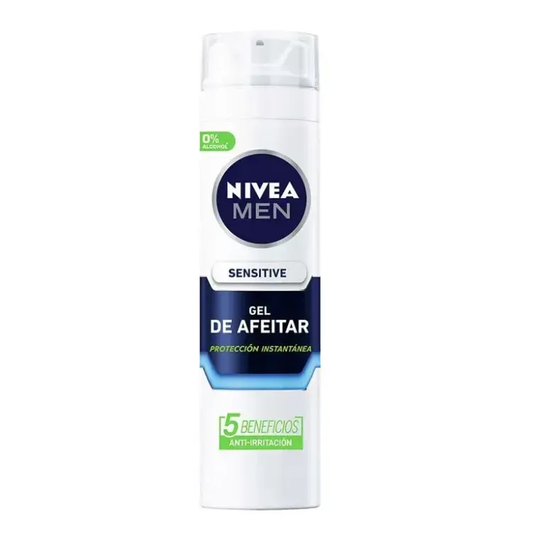 NIVEA GEL DE AFEITAR PIEL SENSITIVE 200ML