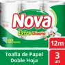 NOVA TOALLA PAPEL EXTRA 12M X 3 UNIDADES