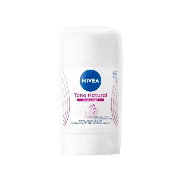 NIVEA AP.BAR.ACLARADO NATURAL 72HRS  X54G