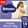 BABYSEC PAÑAL BEBE SUPER PREMIUM XXG X14