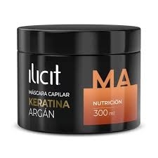 ILICIT MASC. CAPILAR KERATINA ARGAN 300ML