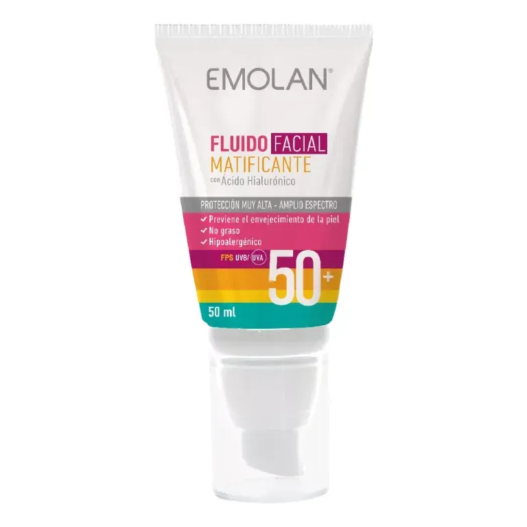 EMOLAN FLUIDO FACIAL MATIFICANTE FPS50 X 50ML