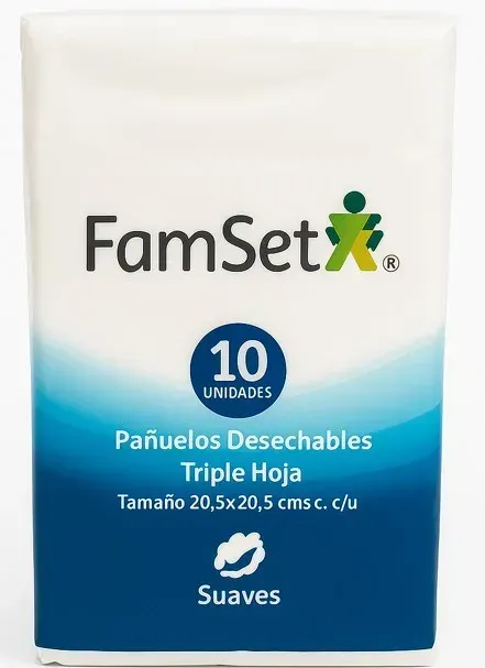 F.SET PAÑUELOS DESECHABLES X1